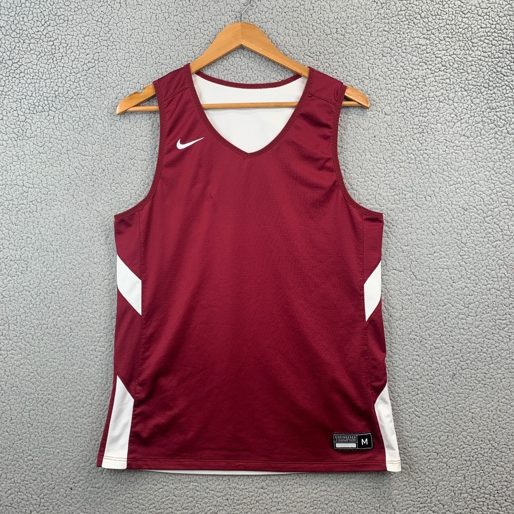 Nike Reversible Tank Top Jersey Sleeveless Red White Mens Size Medium